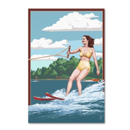 Trademark Fine Art Lantern Press 'Fun' Canvas Art, 22x32 ALI09988-C2232GG